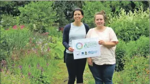  ??  ?? Act Hubs is launched at the beautiful Achamore Gardens on Gigha.