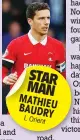  ??  ?? STAR MAN MATHIE
U BAUDR
Y L
Orient