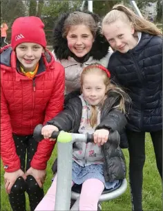  ??  ?? Nicole Cullen, Aoife Waters, Libby Moore-Nolan and Poppy Rowland.