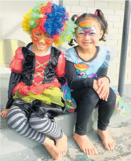  ?? Photo / Supplied ?? Aurora Hooper, 5, left, and Te Aurere Yates, 6, on the Far North Safer Community Council’s school holiday programme.