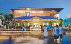  ??  ?? TOURISM DRAWCARD: An artist’s impression of the proposed $40 million Cairns Gallery Precinct project.
