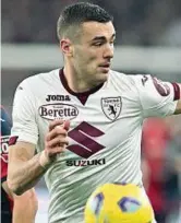  ?? ?? Alessandro Buongiorno è nato a Torino il 6 giugno 1999. È cresciuto nelle giovanili granata, e ha vestito anche le maglie del Carpi e del Trapani