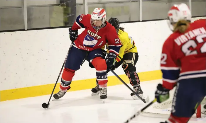  ?? FOTO: HIFK ?? Johanna Kemppainen var IFK:s bästa målskytt under lagets första säsong i ligan.