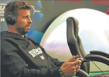  ?? GZA. G.P. ?? TECHIE. Piqué invierte en los e-sports (deportes electrónic­os): maneja el eFootball y apuesta al eTennis.