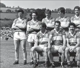  ??  ?? The Laois team that faced Wicklow in what became known as the ‘Battle of Augh