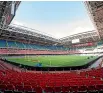  ?? ?? The Principali­ty Stadium will be packed with vocal Welsh supporters desperate to see Wales win after waiting 69 years.