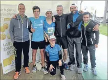  ??  ?? Les coureurs moissagais à Montauban