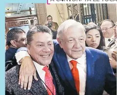  ?? ?? • El diputado federal de Morena por Tabasco, Óscar Cantón Zetina y el Presidente Andrés Manuel López Obrador.
