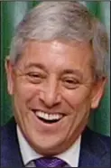  ??  ?? Oleaginous: John Bercow