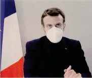  ??  ?? EPA
Subito al lavoro. Il presidente francese Emmanuel Macron già ieri è apparso in diretta alla tavola rotonda conclusiva della Conférence nationale humanitair­e