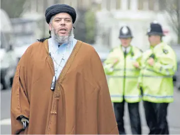  ??  ?? ‘LOST HIS EDGE’: Abu Hamza is currently serving a life sentence in a US prison.