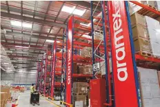  ?? Reuters ?? The Aramex freight and logistics facility at Dubai Logistics City in Jebel Ali. The company had last year initiated changes to its operating model, to be a far more nimble business.