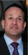  ??  ?? Taoiseach Leo Varadkar will unveil the plan today