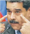  ?? |AP ?? El presidente Maduro acusa a la diplomacia chilena.