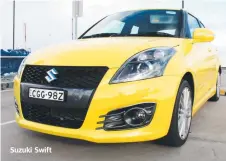  ??  ?? Suzuki Swift