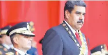  ?? AP ?? El presidente aseguró que fue un atentado para matarle pero la oposición se pone en duda esa versión, viéndolo como excusa para la represión