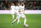  ?? ?? Karim Benzema’s goals have been instrument­al in Real Madrid’s progress past PSG, Chelsea and Manchester City this season. Photograph: Alex Livesey/Danehouse/Getty Images