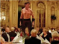  ?? VIA TIFF ?? Terry Notary, centre, stars in Ruben Ostlund’s art-world satire The Square.