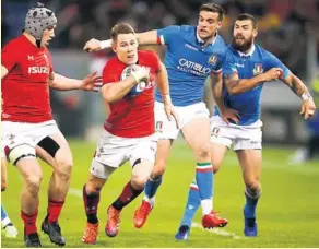  ?? Photo Icon Sport ?? Les Gallois de Liam Williams vont recevoir les Anglais dans quinze jours à Cardiff pour ce qui sera la finale du Tournoi des 6 Nations 2019.