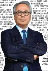  ?? GETTY IMAGES ?? Out of his depth: Moshiri has made a series of calamitous calls