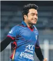  ??  ?? Rashid Khan is likely to be one of the inaugural Afghanista­n Premier League’s key players