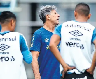  ?? LUCAS UEBEL/GRÊMIO FBPA-26/1/2021 ?? Tradição. Técnicos no Sul do País, como Renato, têm quatro títulos seguidos no torneio