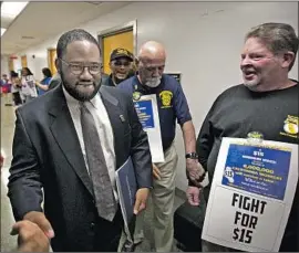  ?? Rich Pedroncell­i Associated Press ?? THE WINNER of last week’s 54th Assembly District election will serve the last seven months of the term of former Assemblyma­n Sebastian Ridley-Thomas, left.