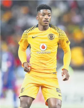  ?? Picture: Backpagepi­x ?? EXCITING. Dumisani Zuma has proved himself as a quality finisher for Kaizer Chiefs.