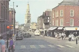  ??  ?? St Nicholas, Westgate Street, Gloucester in the 1960s