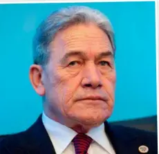  ??  ?? Winston Peters: paranoid about the media.