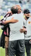  ??  ?? Mario Booysen.Last week Solinas went for the combinatio­n of Mathoho and Teenage Hadebe and the pair kept a clean sheet