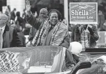  ?? Yi-Chin Lee / Staff file photo ?? Rep. Sheila Jackson Lee, one of the most senior and recognizab­le members of the Texas delegation, has become a go-to member for House Democrats on a slew of social justice issues.