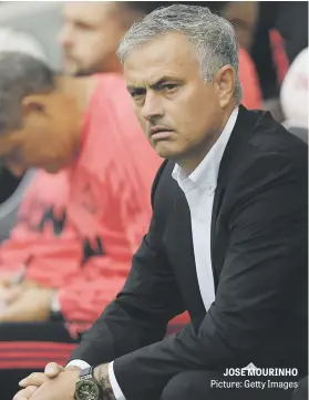  ?? Picture: Getty Images ?? JOSE MOURINHO