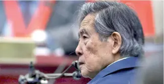  ?? AP ?? Alberto Fujimori gobernó Perú entre 1990 y 2000.