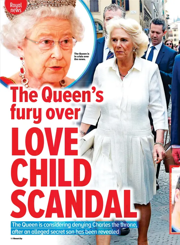  ??  ?? The Queen is in crisis over the news.