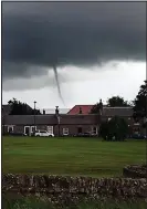  ??  ?? Twister: Spotted near Carnwath