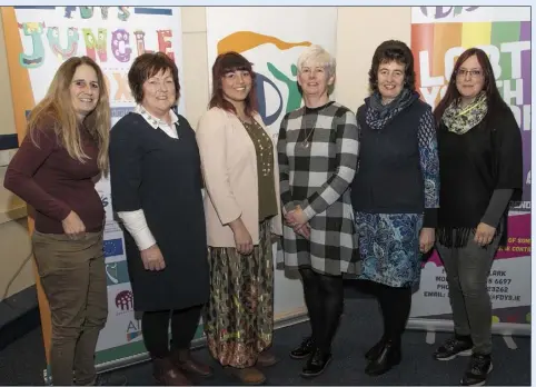  ??  ?? At the Parent Internet Safety seminar in the FDYS, Francis Street, Wexford (from left): Cherie Jones, Siobhan McMahon, Lesa Allenden of Zeeko, Mairead Duffy, Alice McLoughlin and Colette Lambert.