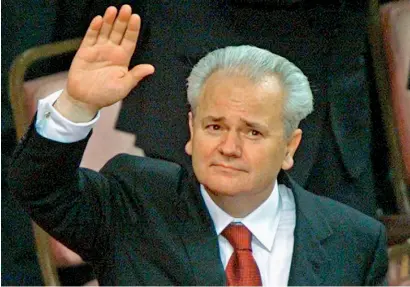  ??  ?? Not guilty: The Internatio­nal Criminal Tribunal for the Former Yugoslavia cleared the late Serbian president, Slobodan Milosevic, of war crimes committed during the 1992-95 Bosnian war, including the massacre at Srebrenica.
