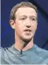  ??  ?? Mark Zuckerberg