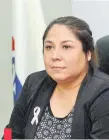  ??  ?? Patricia Samudio, extitular de Petropar. Anoche fue imputada por la fiscalía por supuesta lesión de confianza.