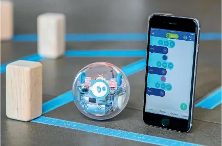  ?? SPHERO ?? The Sphero SPRK+ is a fun toy that can also be used to teach coding.