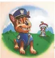  ??  ?? In diesem Kinderzimm­er ziert Chase aus der Serie „Paw Patrol“eine Wand.