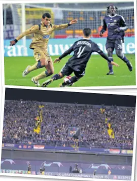  ??  ?? Dinamo je 2009. igrao protiv Anderlecht­a, Etto i društvo pobijeđeni su s 2:0 u Maksimiru, a u gostima pobijedili su s 1:0 Maksimir bi i 20. rujna na prvoj utakmici Europske lige mogao biti pun kao što je bio protiv Young Boysa