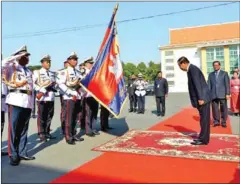  ?? HUN SEN’S FACEBOOK PAGE ?? Last year, an average of 5.5 people died per day on the Kingdom’s roads.