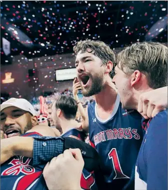  ?? John Locher Associated Press ?? JORDAN HUNTER helped St. Mary’s stun Gonzaga in the West Coast Conference final, but don’t read too much into that game. The Bulldogs had already earned a top seed in the NCAA tournament.