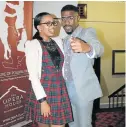  ?? Picture: LONDEKA DLAMINI ?? JAZZ FANS: Ntlantla Swana and Sizwe Yaze at the PE Opera House’s Concert Series featuring Barlo Luzipo on Saturday