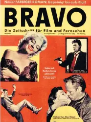  ?? Fotos: Bauer Media Group ?? Marilyn Monroe zierte das erste „Bravo“-Cover vor 60 Jahren. Auch wenn die Auflage seit Jahren im Sinkflug ist, verkauft Bauer Media alle zwei Wochen noch rund 130.000 Hefte.