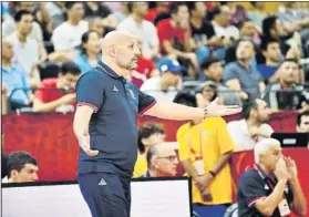  ?? FOTO: EFE ?? Sasha Djordjevic, entrenador de la selección de Serbia