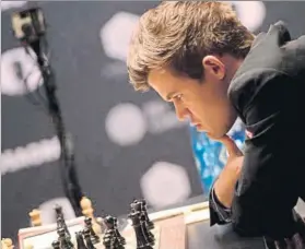 ?? FOTO: GETTY ?? Carlsen lleva dominando el ajedrez de élite desde que se coronó campeón en 2013
