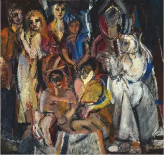  ??  ?? Grace Hartigan (1922-2008), Masquerade, 1954. Oil on canvas. Collection of Lizbeth and George Krupp. © Grace Hartigan. Courtesy, Museum of Fine Arts, Boston. On view in Women Take the Floor at Museum of Fine Arts, Boston.